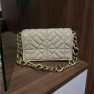 ZARA beige shoulder bag